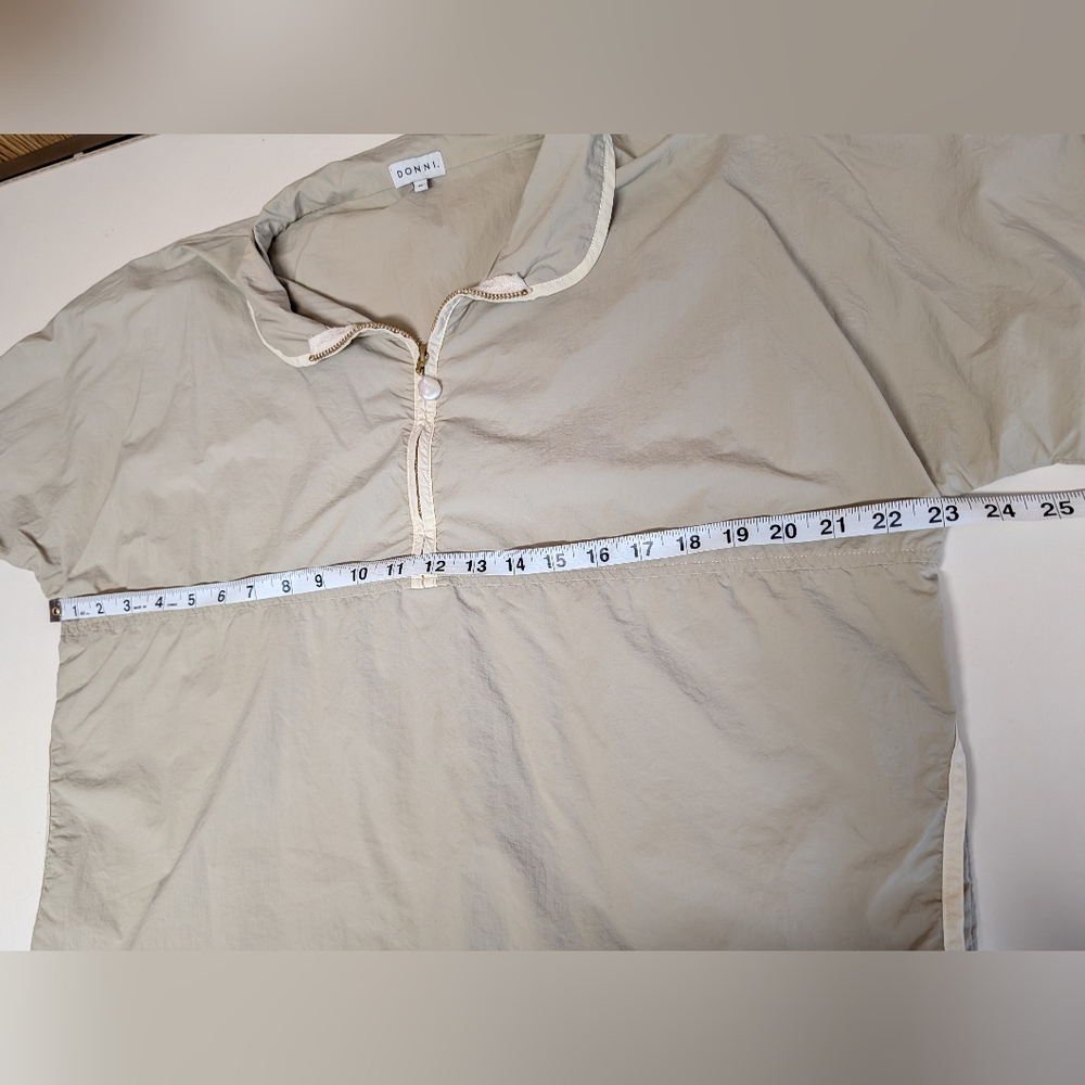 DONNI. Cream Zip-Up Bomber - Picture 10 of 12